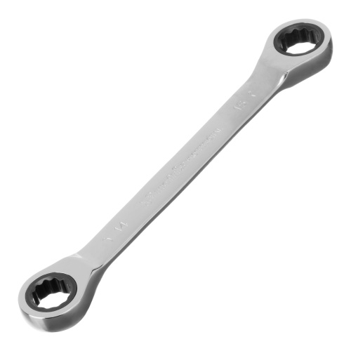 Ключ накидной трещоточный, 14 х 15 мм, CrV, зеркальный хром Matrix Professional по ценам производителя в Челябинске с доставкой по всей России