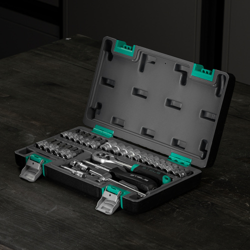 Набор инструментов, 1/4", CrV, пластиковый кейс 29 предметов Stels по ценам производителя в Челябинске с доставкой по всей России