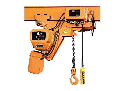 Таль передвижная с уменьшенной строительной высотой  2т  6м 380В электрическая цепная TOR HHBDSL-02 по ценам производителя в Челябинске с доставкой по всей России