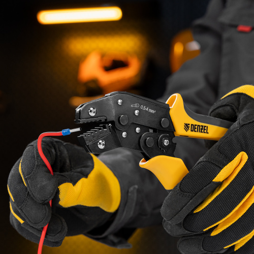 Клещи для обжима наконечников штыревых НШВ, НШВИ, НШВИ-2, 0,5-4 мм2 Denzel по ценам производителя в Челябинске с доставкой по всей России