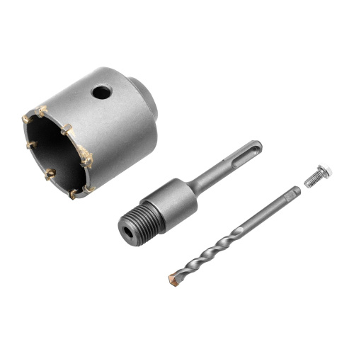 Коронка по бетону в сборе, М22 х 65 мм, SDS Plus Сибртех по ценам производителя в Челябинске с доставкой по всей России