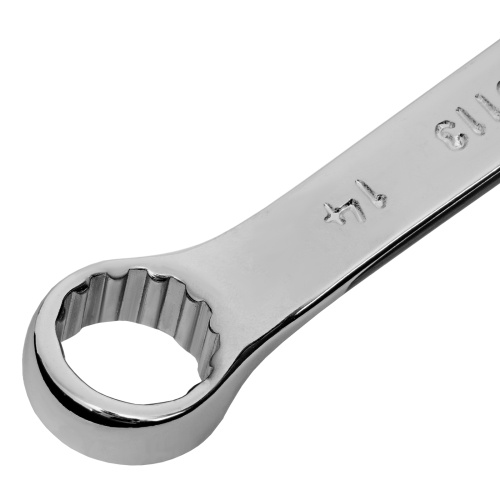 Ключ комбинированный, 14 мм, CrV, полированный хром Matrix по ценам производителя в Челябинске с доставкой по всей России
