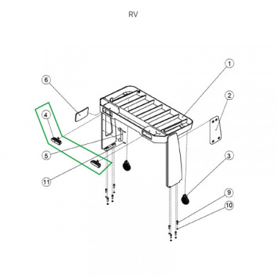 Фара головного света встроенная для ричтрака RV (24V) по ценам производителя в Челябинске с доставкой по всей России