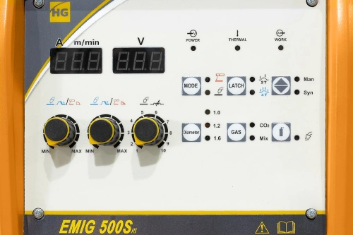 Сварочный полуавтомат HUGONG EMIG 500S III (открытый подающий) по ценам производителя в Челябинске с доставкой по всей России