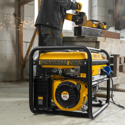 Генератор бензиновый GE 8900, 8.5 кВт, 220 В/50 Гц, 25 л, ручной старт Denzel по ценам производителя в Челябинске с доставкой по всей России