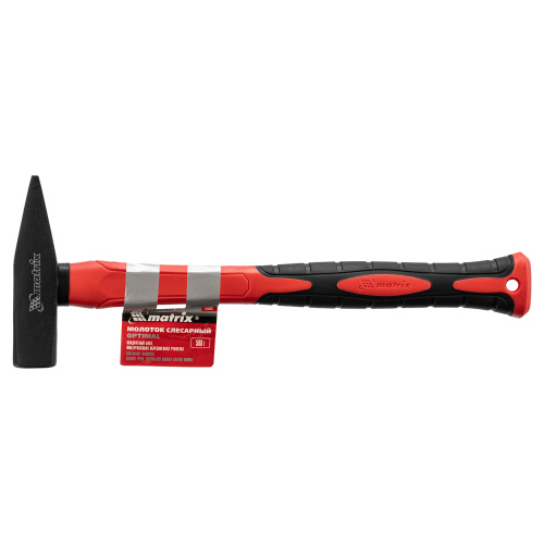 Молоток слесарный optimal, 500 г, фибергласовая обрезиненная рукоятка, квадратный боек Matrix по ценам производителя в Челябинске с доставкой по всей России