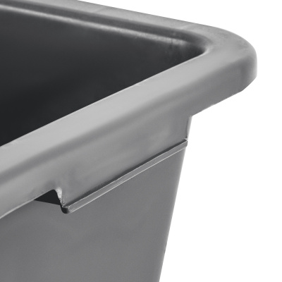 Таз прямоугольный строительный усиленный, 55 л Matrix по ценам производителя в Челябинске с доставкой по всей России