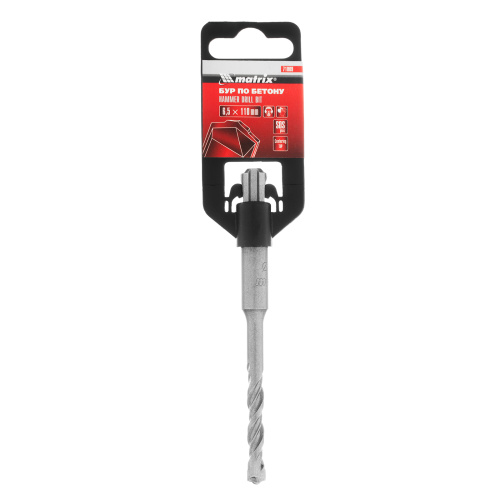 Бур по бетону, 6.5 x 110 мм, SDS Plus Matrix по ценам производителя в Челябинске с доставкой по всей России