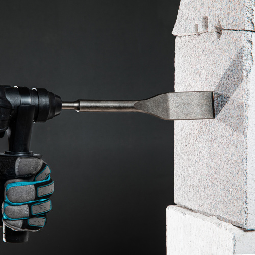 Зубило плоское, изогнутое 40 x 260 мм, SDS Plus Gross по ценам производителя в Челябинске с доставкой по всей России