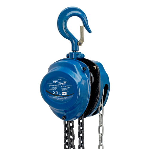 Таль цепная, 0.5 т, h подъема 2.5 м, расстояние между крюками 350 мм Stels по ценам производителя в Челябинске с доставкой по всей России