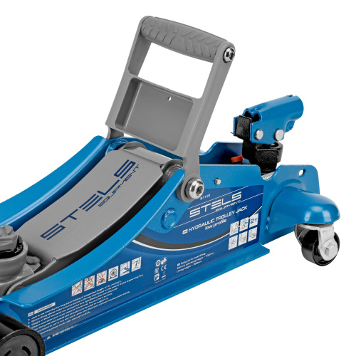 Домкрат гидравлический подкатной, поворотная рукоятка, 2 т, Low Profile, 100-350 мм Stels по ценам производителя в Челябинске с доставкой по всей России