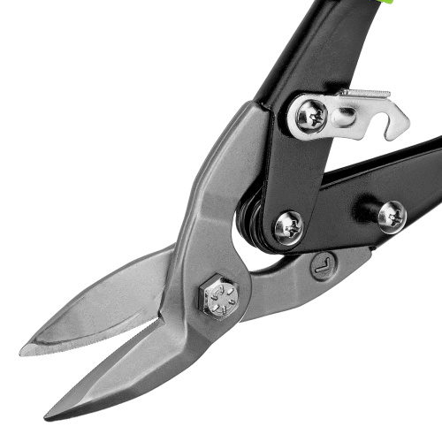 Ножницы по металлу, 250 мм, левый рез, сталь С55, двухкомпонентные рукоятки СИБРТЕХ по ценам производителя в Челябинске с доставкой по всей России