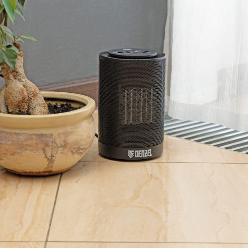 Тепловентилятор керамический DTFC-1200S, вращение, 3 реж., вент., нагрев 600/1200 Вт Denzel по ценам производителя в Челябинске с доставкой по всей России