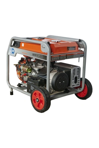 Генератор бензиновый 7,0 кВт 220В 27 л с электростартером и колесами TOR KM9500H по ценам производителя в Челябинске с доставкой по всей России