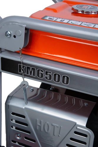 Генератор бензиновый 5,0 кВт 220В 27 л с электростартером и колесами TOR KM6500H по ценам производителя в Челябинске с доставкой по всей России