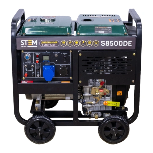 Генератор дизельный STEM Techno S8500DE (8,5кВт, электростартер, дисплей, подогрев, АВР) по ценам производителя в Челябинске с доставкой по всей России