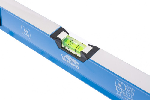 Уровень алюминиевый, двуручный, 800 мм, профиль 1,6 мм, фрезеров, ударопрочные заглушки, 3 глазка Барс по ценам производителя в Челябинске с доставкой по всей России