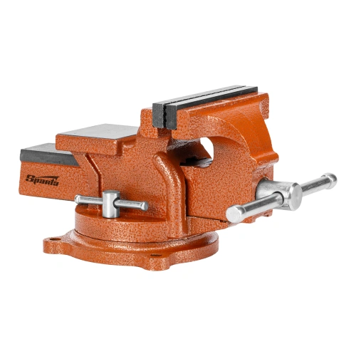 Тиски слесарные, 125 мм, поворотные, с наковальней Sparta по ценам производителя в Челябинске с доставкой по всей России