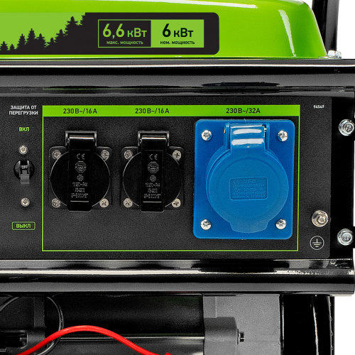 Генератор бензиновый БС-8000Э, 6,6 кВт, 230В, четырехтактный, 25 л, электростартер Сибртех по ценам производителя в Челябинске с доставкой по всей России