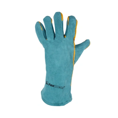 Краги спилковые Грин FoxWeld по ценам производителя в Челябинске с доставкой по всей России