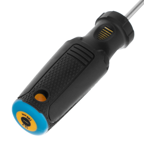 Отвертка SL4х100 мм, CrV, трехкомпонентная рукоятка Denzel по ценам производителя в Челябинске с доставкой по всей России