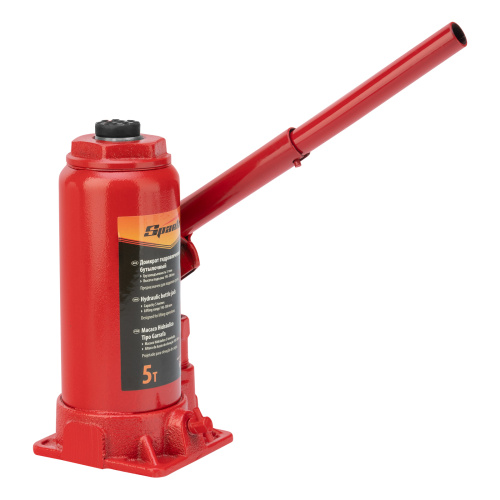 Домкрат гидравлический бутылочный, 5 т, h подъема 195-380 мм Sparta по ценам производителя в Челябинске с доставкой по всей России
