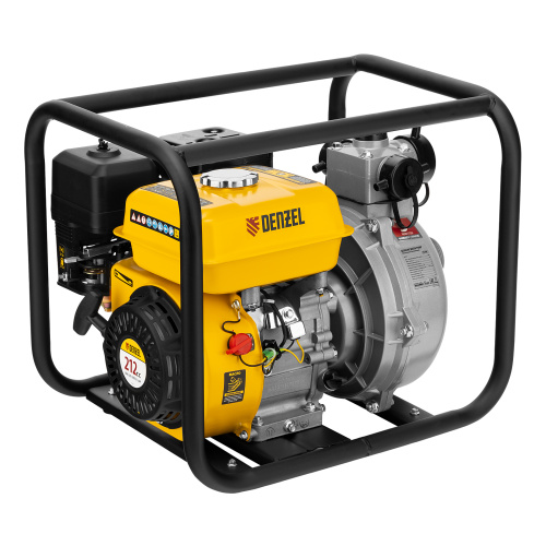 Мотопомпа бензиновая высоконапорная PX-50H, 7 л.с, 2", 600 л/мин, глубина 8 м, напор 65 м Denzel по ценам производителя в Челябинске с доставкой по всей России
