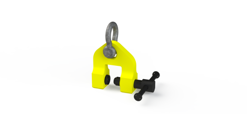 Захват струбцинный вертикальный ZSV (г/п 1,5 т, лист 0-35мм) по ценам производителя в Челябинске с доставкой по всей России