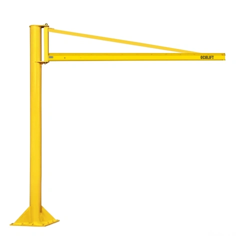 Кран консольный на колонне гп 500кг стрела 4м высота 3м КВК по ценам производителя в Челябинске с доставкой по всей России