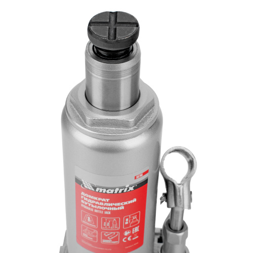 Домкрат гидравлический бутылочный, 8 т, h подъема 230-457 мм Matrix по ценам производителя в Челябинске с доставкой по всей России