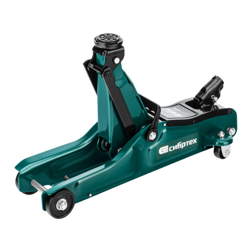Домкрат гидравлический подкатной, 2 т, 85-330 мм, низкий подхват, в пласт. кейсе Сибртех по ценам производителя в Челябинске с доставкой по всей России