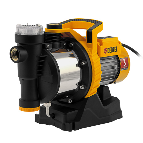 Садовый поверхностный насос GP1100SS, 1100 Вт, 4000 л/ч, подъем 45 м, пластик Denzel по ценам производителя в Челябинске с доставкой по всей России
