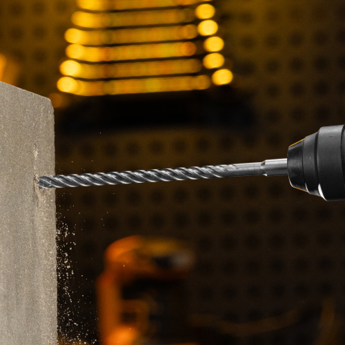 Бур по бетону, цельная крестовая пластина, 10x265 мм, SDS PLUS Denzel по ценам производителя в Челябинске с доставкой по всей России