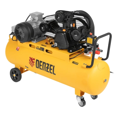 Компрессор воздушный BCW3000-T/100, ременный привод, 3.0 кВт, 100 литров, 520 л/мин Denzel по ценам производителя в Челябинске с доставкой по всей России