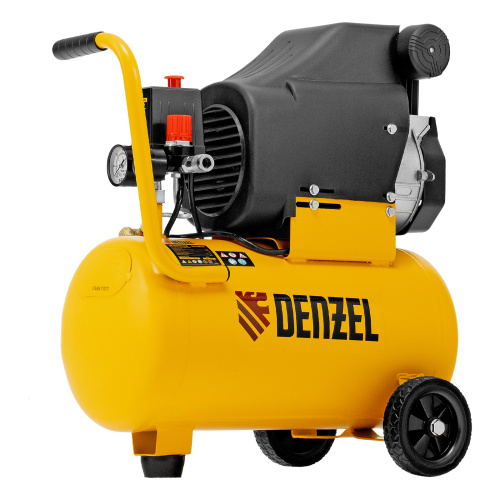 Компрессор воздушный DLC1300/24 безмасляный 1.3 кВт, 24 литра, 206 л/мин Denzel по ценам производителя в Челябинске с доставкой по всей России