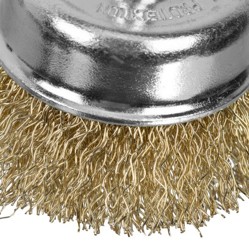 Набор щеток для дрели, 3 шт, 1 плоская, 65 мм, 50 мм "чашка", ручная металлическая Matrix по ценам производителя в Челябинске с доставкой по всей России