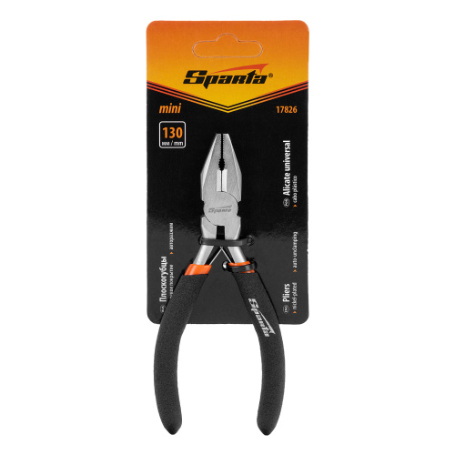 Плоскогубцы Mini, 130 мм, никелированные, авторазжим Sparta по ценам производителя в Челябинске с доставкой по всей России