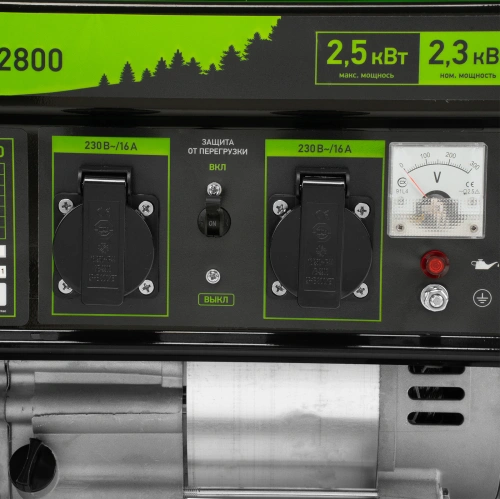 Генератор бензиновый БС-2800, 2.5 кВт, 230В, четырехтактный, 15 л, ручной стартер Сибртех по ценам производителя в Челябинске с доставкой по всей России