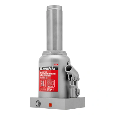 Домкрат гидравлический бутылочный, 30 т, высота подъема 260-415 мм Matrix купить в Москве с доставкой по всей России | ProtosMarket.ru