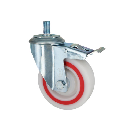 Колесо полипропиленовое с болтом и тормозом EM05 MBTM 125 F по ценам производителя в Челябинске с доставкой по всей России