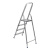 Стремянка, 4 ступени, алюминиевая, Сибртех по ценам производителя в Челябинске с доставкой по всей России