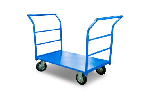 Тележка платформенная TOR ТП-Д (700х1200) с двумя ручками (колеса 200) по ценам производителя в Челябинске с доставкой по всей России