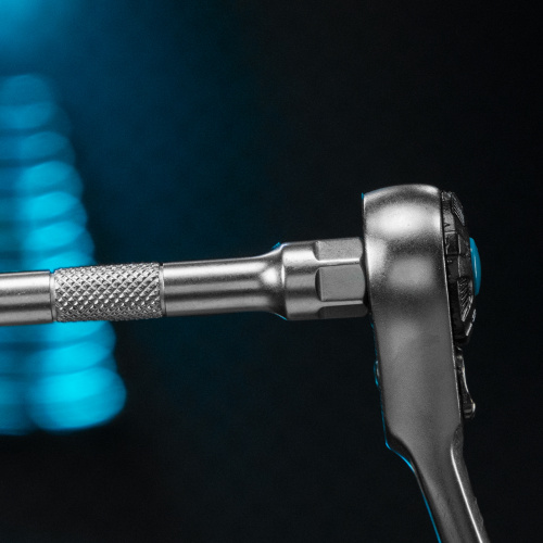 Набор торцевых головок, трещотка 120 зубьев, 1/4", CrV, 36 предметов Gross по ценам производителя в Челябинске с доставкой по всей России