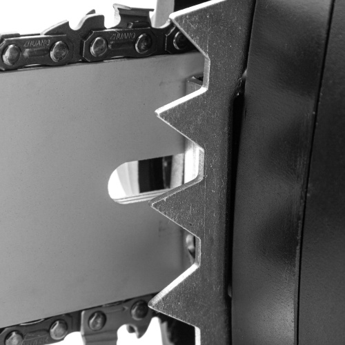 Пила цепная электрическая EDS-2200, 2.2 кВт,продольная, шина 45 см, шаг 3/8, паз 1.3 мм, 62 звена Denzel по ценам производителя в Челябинске с доставкой по всей России