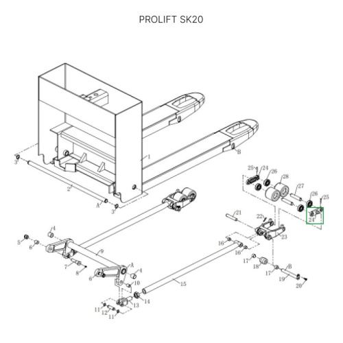Соединительная пластина роликов для тележек SK20 по ценам производителя в Челябинске с доставкой по всей России
