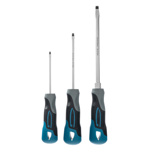 Набор отверток SL, 3 шт, S2, трехкомпонентная рукоятка Gross по ценам производителя в Челябинске с доставкой по всей России