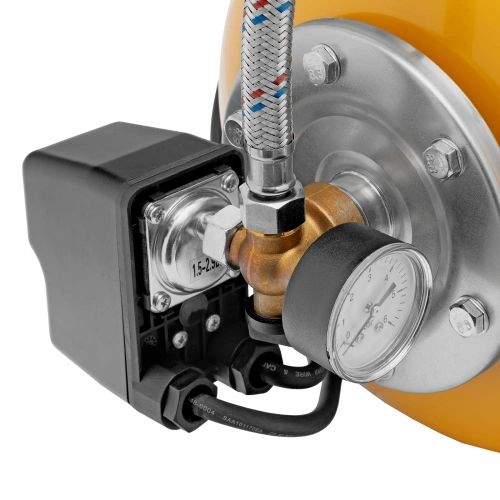 Насосная станция PS800X, 800 Вт, 3200 л/ч, ресивер 24 л, подъем 38 м, нержавейка Denzel по ценам производителя в Челябинске с доставкой по всей России