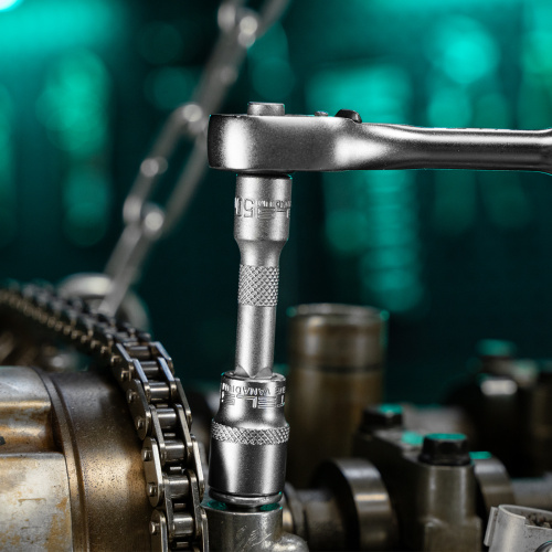 Набор торцевых головок с трещоткой, 1/4", 26 предметов Stels по ценам производителя в Челябинске с доставкой по всей России