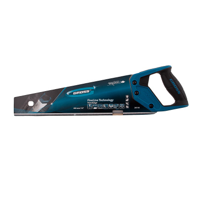 Ножовка по дереву "Piranha", 400 мм, 11-12 TPI, зуб-3D, каленый зуб, двухкомпонентная рукоятка Gross по ценам производителя в Челябинске с доставкой по всей России