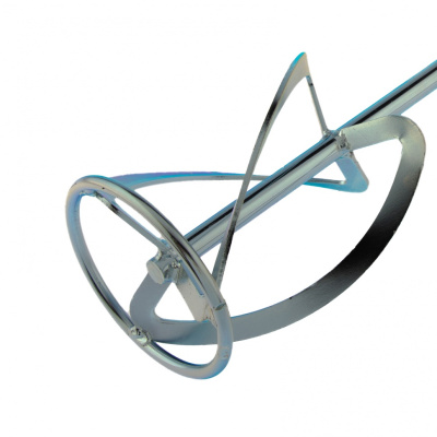 Насадка для миксера, для легких растворов, 120 х 590 мм, оцинкованная, хвостовик резьба М14 Сибртех по ценам производителя в Челябинске с доставкой по всей России